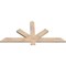 Ekena Millwork Kennewick Smooth Timber Gable Bracket, Douglas Fir, 48"W x 22"H x 1 1/2"D x 3 1/2"F, 11/12 Pitch GBW048X22X0204KEN00SDF - alternate 3